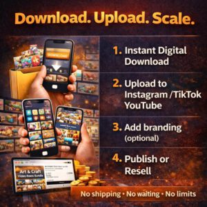 4000+ DIY Art & Craft Reels PLR MRR