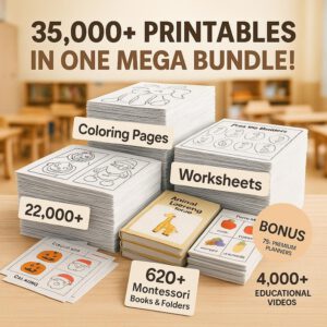 35,500+ Kids Learning Mega Bundle (PLR + MRR)