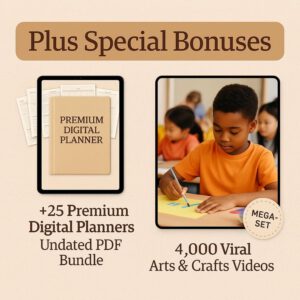 35,500+ Kids Learning Mega Bundle (PLR + MRR)