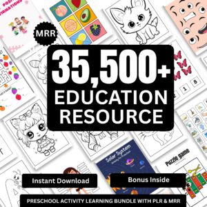 35,500+ Kids Learning Activities Bundle