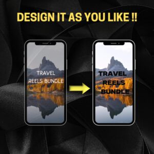 600+ Faceless Travel Reels Bundle